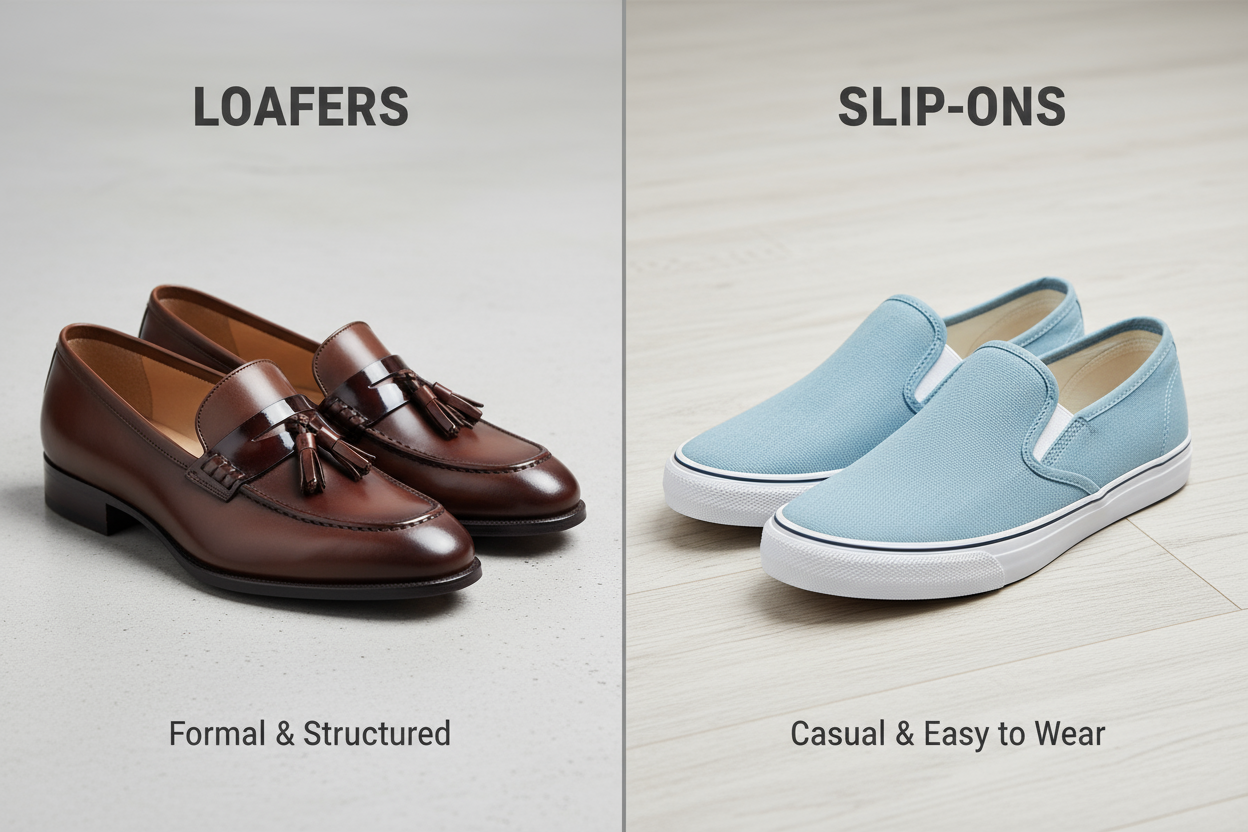 Loafers Vs Slip-On Shoes: Key Differences & Style Guide Modesto Shoes Loafers Vs Slip-On Shoes: Key Differences & Style Guide Modesto Shoes