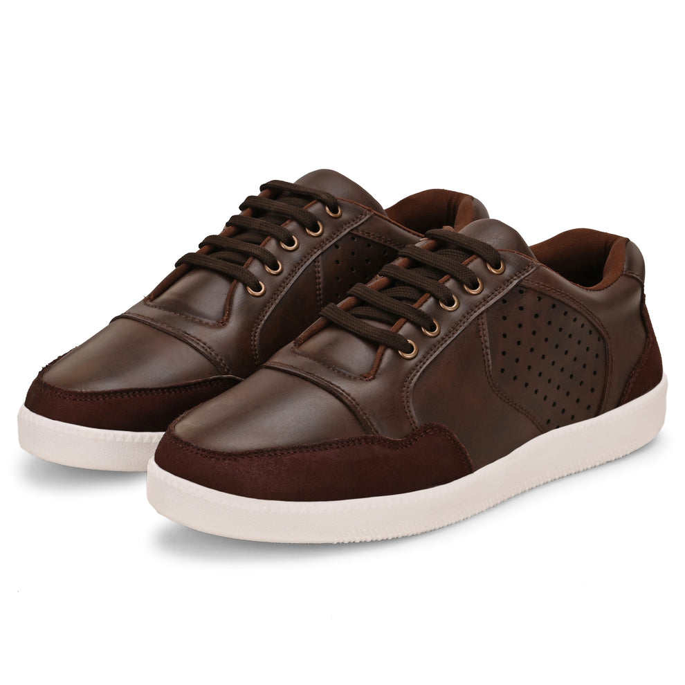 Sentra Men's Fashion Sneakers Casual Shoes - Brown – Modesto Shoes