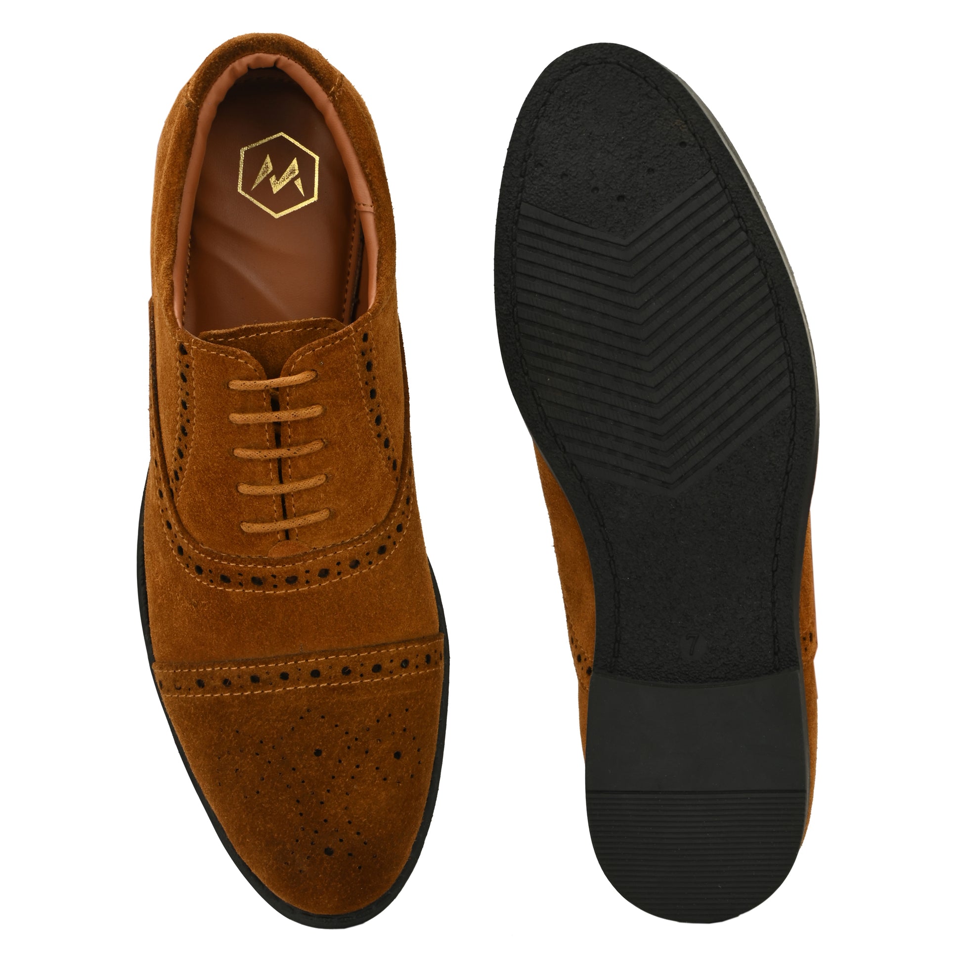 Men's Stylish Formal Alford Suede Dress Shoes - Tan Modesto Shoes Men's Stylish Formal Alford Suede Dress Shoes - Tan Modesto Shoes